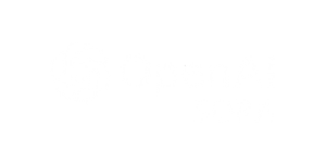 White OpenAI Sora logo on a black background, featuring the OpenAI emblem to the left and the words “OpenAI” in large text with “SORA” in smaller text beneath it on the right.